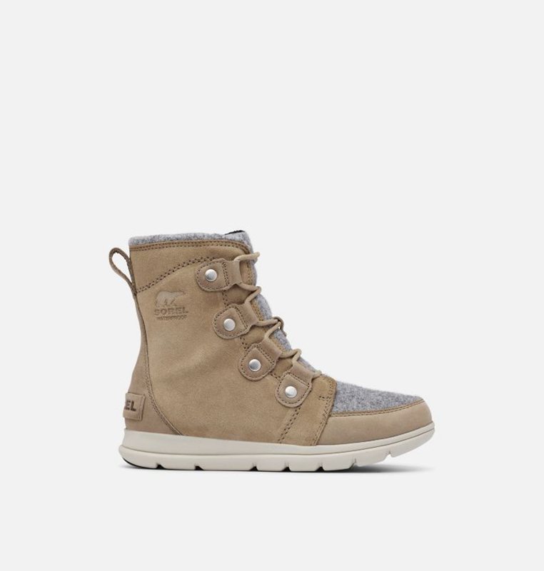 Sorel Dam Vinterkängor Khaki - Explorer™ Joan Låga - OAX-605138